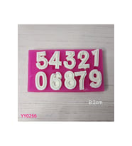 YY0266 Çubuklu Rakam Silikon Kalıp