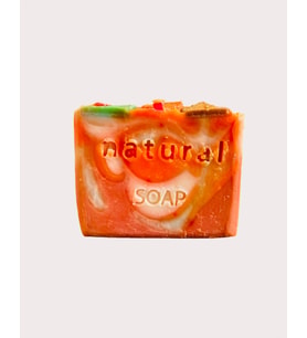DOĞAL SONBAHAR SABUNU (balkabağı, tarçın, zencefil)/ NATURAL AUTUMN SOAP (pumpkin,cinnamon, ginger)