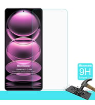 Microsonic Xiaomi Redmi Note 12 Pro Tempered Glass Cam Ekran Koruyucu (Renksiz)