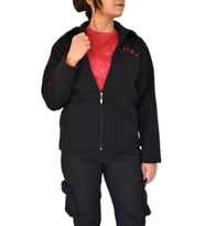Kadın Siyah Fermuarlı Hırka BGL-ST02291