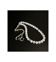 Kalsedon 8mm 33lük Doğal Taş Tesbih (Mavi)
