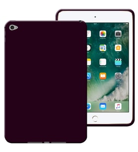 Apple iPad Mini 4 / Mini 5 Uyumlu 7,9 inç Rubber Yıkanabilir Silikon Kılıf (Mor)