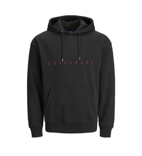 Jack & Jones Erkek Siyah Copenhagen Kapüşonlu Sweatshirt - 12176864