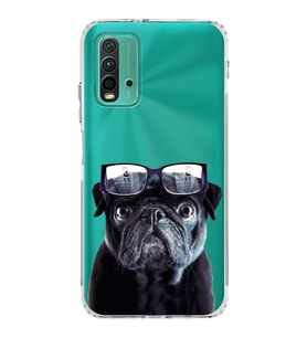 PrintiFy Xiaomi Redmi 9T ile Uyumlu Köpek 3 Kamera Korumalı Şeffaf Kılıf