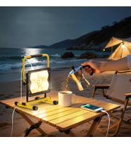 Güneş Enerjili 400 Ledli Powerbank Projektör