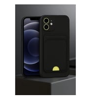 Apple iPhone 11 Kılıf Kelvin Kartvizitli Silikon - Lila