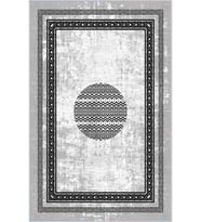 Eliana Home Baskılı, Yıkanabilir Kaymaz Taban Salon Halısı LNA0040-SD1081 100x150 cm (Gri)