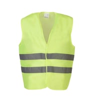 Hi-vis F.Sarı Reflektörlü İş Güvenliği Yeleği Yüksek Görünürlük Trafik & İnşaat