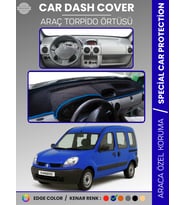 RENAULT KANGOO (1997-2008) AIRBAGSIZ Torpido Örtüsü Ön Panel Koruma Tam Uyum UV Koruma Kaymaz