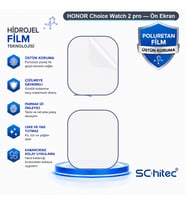 SChitec HONOR Choice Watch 2 pro Uyumlu Ön Yüzey Nano Şeffaf Hidrojel Ekran Koruyucu