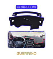KİA CEED 2013-2019TORPİDO KORUMA HALISI MAVİ KENAR