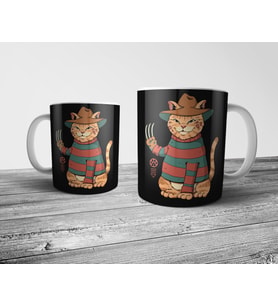 Pixxa Elm Sokağı Kedisi Freddy Kupa Bardak Model 1