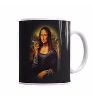 Mona Lisa Cigarette Kupa Bardak Porselen