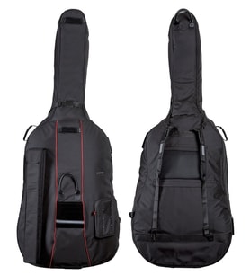 Gewa 293500 Prestige Kontrabas Gig Bag (25mm)  4/4 Kontrabas İçin Ultra Kalın Ped Koruma ve Profesyonel Taşıma Çantası