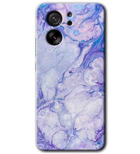 Xiaomi Mi 13T Kılıf HD Desen Baskılı Arka Kapak - Spots Lilac