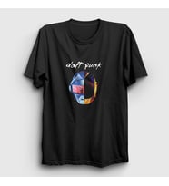 Presmono Unisex Siyah Random Daft Punk T-Shirt 60253tt