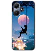İnfinix Hot 30i Kılıf HD Desen Baskılı Kılıf - Yalnız Kadın