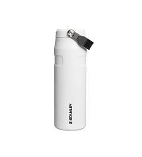 Stanley The iceflow Bottle Flip Straw 2.0 0.7L Pipetli Termos 10-11283-0501 Beyaz