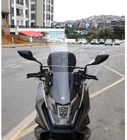 MOTOCAM kymco Skytown 125 Ön Cam 2023-2026 Model 72cm Şeffaf Renkli 4mm UZUN