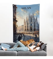 Milan İtalya Duvar Örtüsü-7693