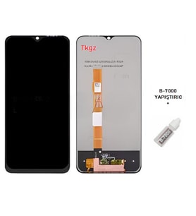 Tkgz - Vivo Y33S Uyumlu Lcd Ekran Dokunmatik -A- Kalite + B-7000
