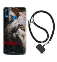 Huawei P20 Lite Mate 10 20 Lite Pro P40 Lite KılıfBoyun Askılı Silikon Wolf Eyes 1758