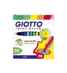 Giotto Keçeli Kalem Turbo Color 12 Renk