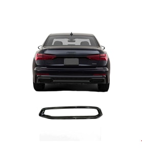 Audi A6 Arka Egzoz Kapağı Sol S-line Siyah 2020 Sonrası Uyumlu