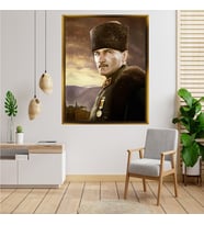 ÇERÇEVELİ ATATÜRK TABLO S373