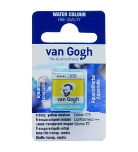 Talens Van Gogh 1/2 Tablet Sulu Boya 272 Transparent Yellow Medium 