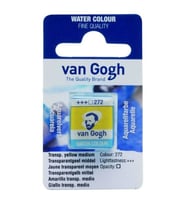 Talens Van Gogh 1/2 Tablet Sulu Boya 272 Transparent Yellow Medium 