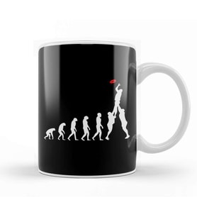 Rugby Evolution Of Man Kupa Bardak Porselen