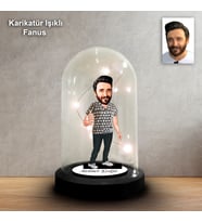 KİŞİYE ÖZEL VETERİNER TASARIM IŞIKLI KARİKATÜR FANUS BİBLO FN160