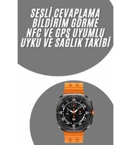 Tüm Telefonlara Uyumlu Akıllı Saat Uyku Ve Sağlık Takibi Nabız Ölçer Adım Sayar