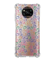 Xiaomi Poco X3 Pro Köşe Korumalı Antişok Kapak Hello Kitty Tasarımlı Şeffaf Silikon Kılıf
