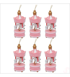 Mini Pembe Atlı Karınca, 8,5cm x 3,5cm - 6 Adet