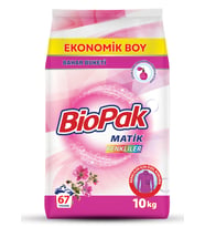 BİOPAK MATİK TOZ DETERJAN 10KG RENKLİLER