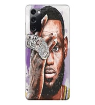 Samsung Galaxy S20 FE Uyumlu Lebron James Tasarımlı Şeffaf Telefon Kılıfı