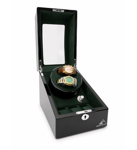 Watch Winder Brooklands 2'li +3 Muhafazalı Otomatik Saat Kurma Kutusu