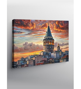 Kanvas Tablo Galata Kulesi