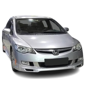 Honda Civic Fd6 2006-2009 Kasa için Makyajlı Ön Tampon Ek Plastik