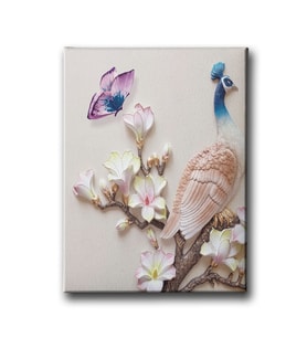 Tavus Kuşu Canvas Tablo MİND167