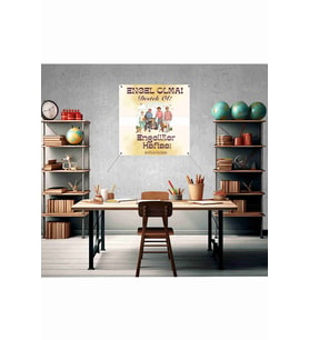 Engelliler Haftası Engel Olma Temalı Fotoğraf Panosu Branda 100x100
