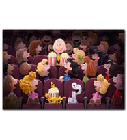 Snoopy ve Arkadaşları Sinemada MDF Tablo