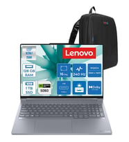 Lenovo Thinkbook 16P Iax Intel Core Ultra 7 255HX 128GB Ddr5 Ram 1tb SSD RTX5060 8gb 115W Freedos 16" Wqxga (2560X1600) IPS 500NITS 240Hz Laptop T21R0001LTXF50 + Zetta Çanta