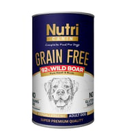 Nutri Canin 400Gr %92 Yaban Domuz Etli Tatlı Patatesli HipoAlerjenik Tahılsız 1Adet Yaş Köpek Maması (Çok Renkli-Lacivert)