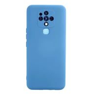 Camon 16 Kılıf Nano içi Kadife Silikon - Mavi