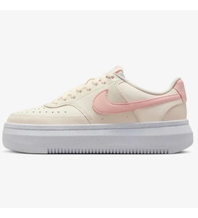 Nike Court Vision Alta Leather Womens Sneaker Hakiki Deri Kadın Günlük Spor Ayakkabı Krem