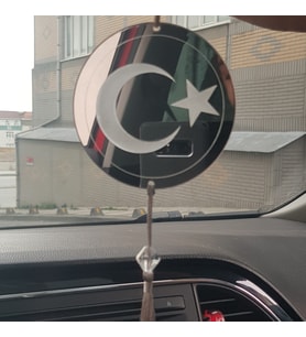 Ay Yıldız Araba Süsü Pleksi Dikiz Aynası Süsü