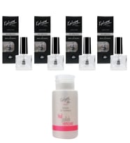 Kalyon Oje Koruyucu 4 Adet+Pompalı Aseton 200Ml (Krem)